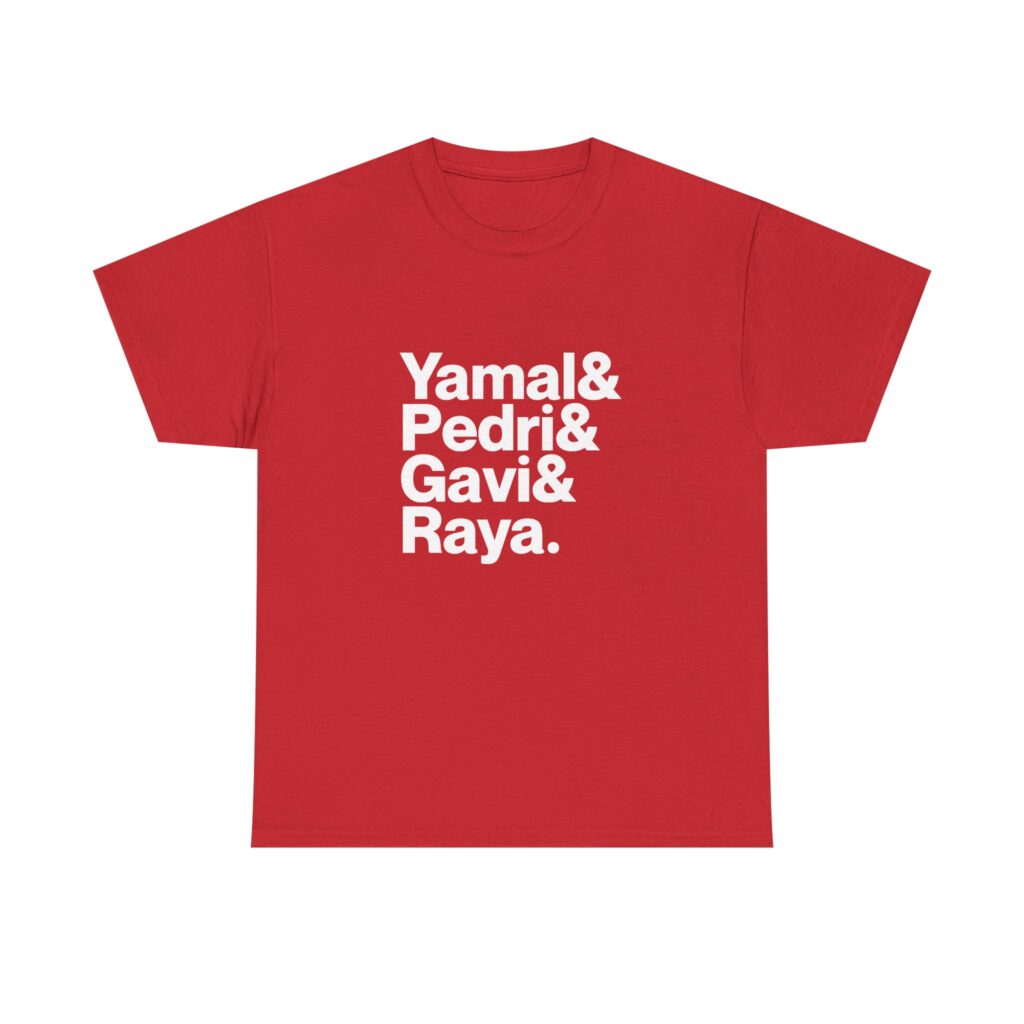 Spain World Cup 2026 Shirt - Pedri, Yamal, Gavi, Raya