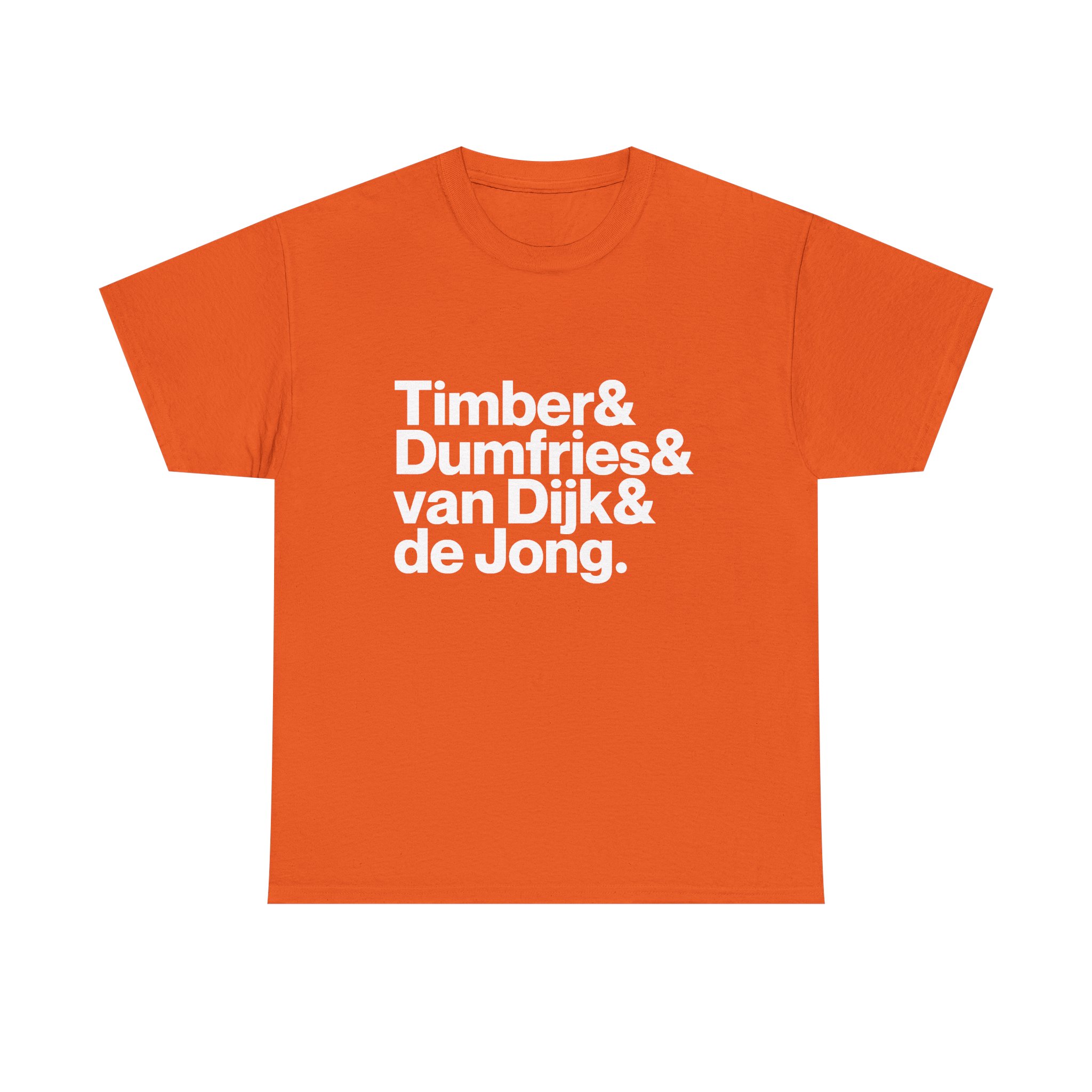 Netherlands World Cup 2026 Shirt - Van Dijk, Dumfries, De Jong, Timber