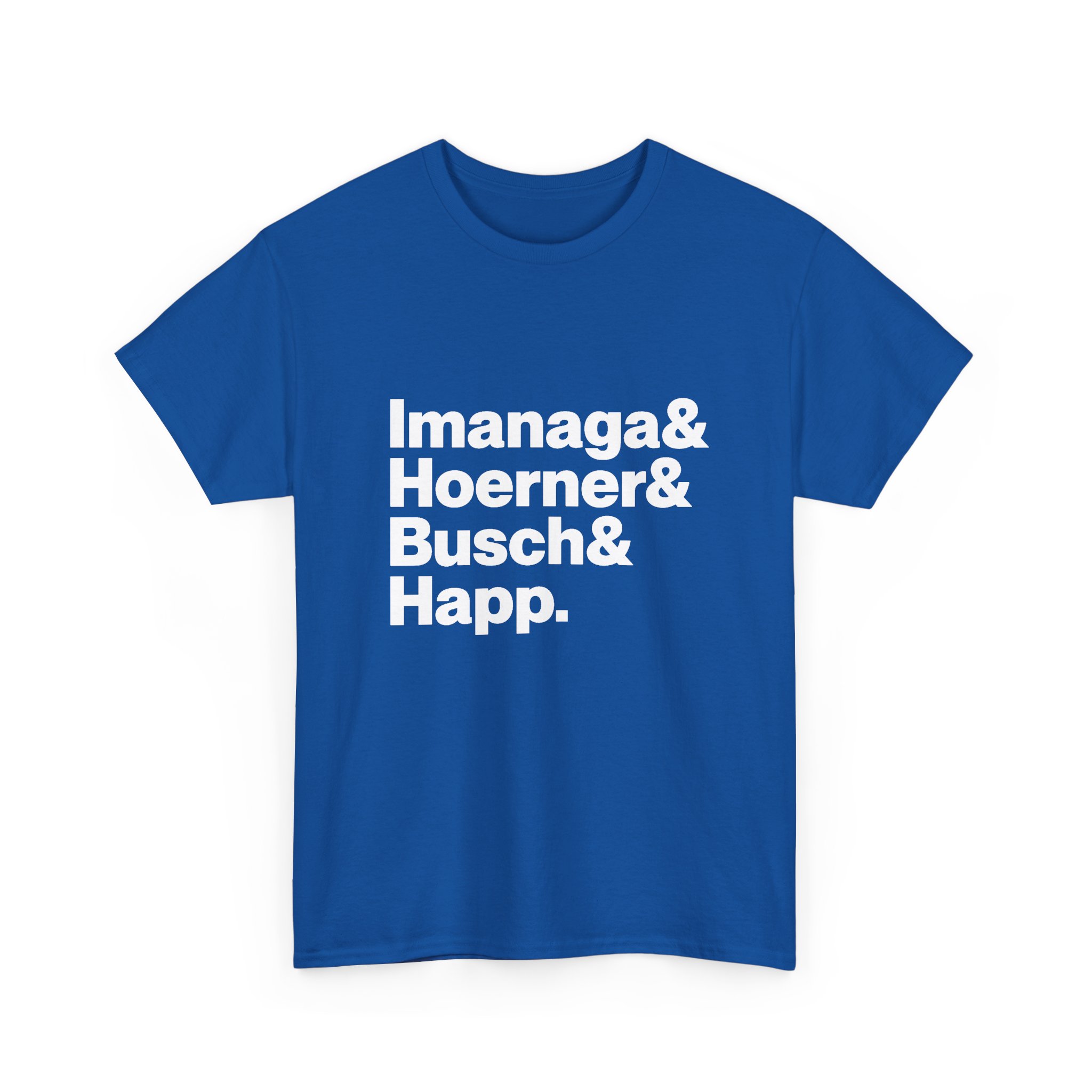 Chicago Cubs Shirt - Imanaga, Hoerner, Busch, Happ | MLB Baseball Tee 2026 - Image 3
