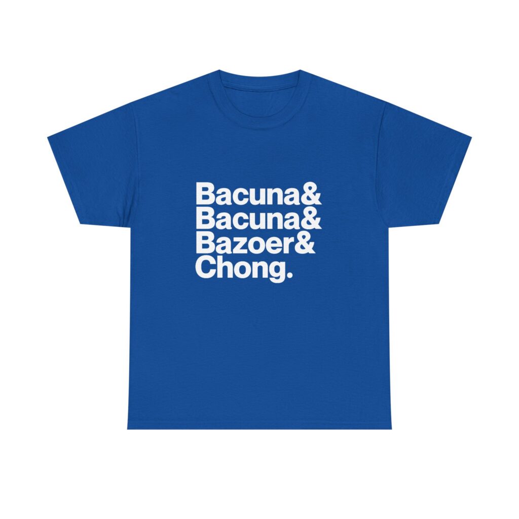 Curacao World Cup 2026 Shirt - Bacuna, Bacuna, Bazoer, Chong