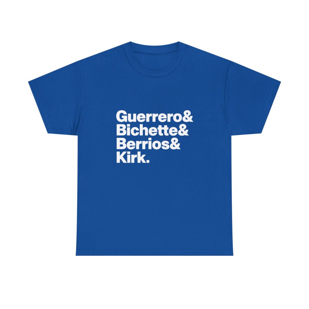 Toronto Blue Jays Shirt - Guerrero, Bichette, Berrios, Kirk | MLB Baseball Tee 2026