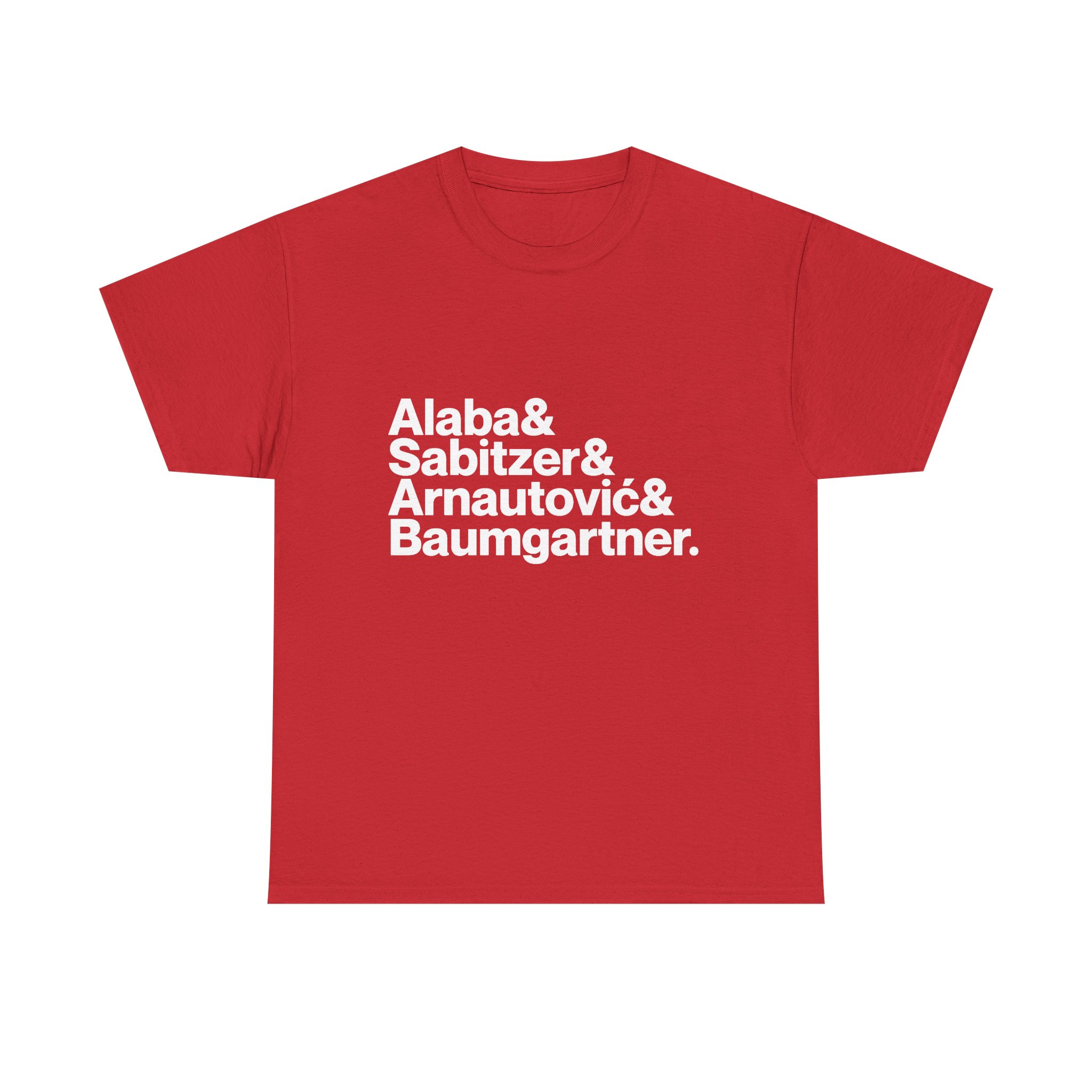 Austria World Cup 2026 Shirt - Alaba, Sabitzer, Arnautovic, Baumgartner