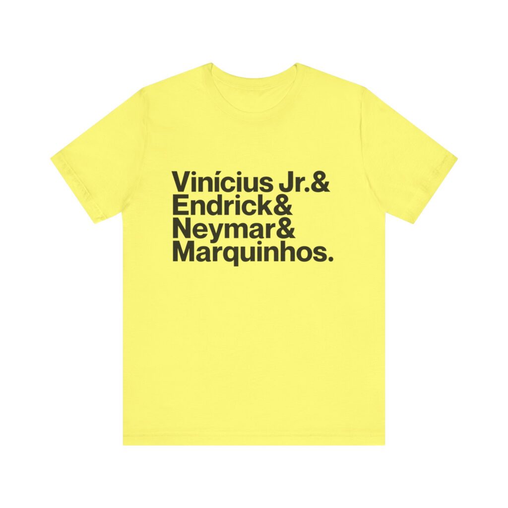 Brazil World Cup 2026 Shirt - Vinícius Jr., Neymar, Endrick & Marquinhos