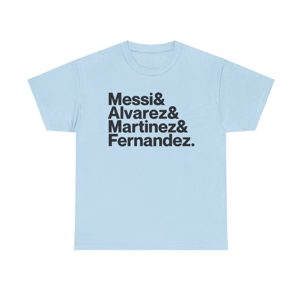 Argentina World Cup 2026 Shirt - Messi, Álvarez, Martinez & Fernández
