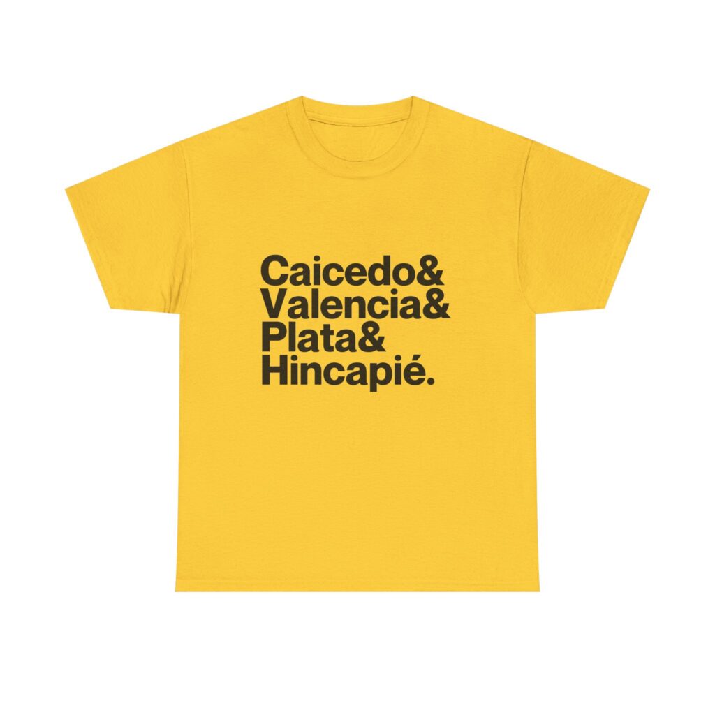 Ecuador World Cup 2026 Shirt - Valencia, Caicedo, Plata, Hincapie