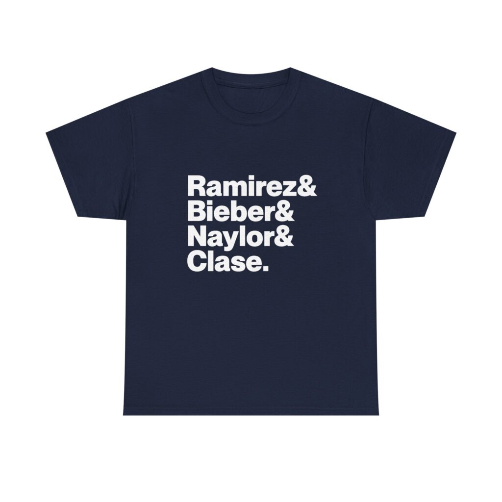 Cleveland Guardians Shirt - Ramirez, Bieber, Naylor, Clase | MLB Baseball Tee 2026