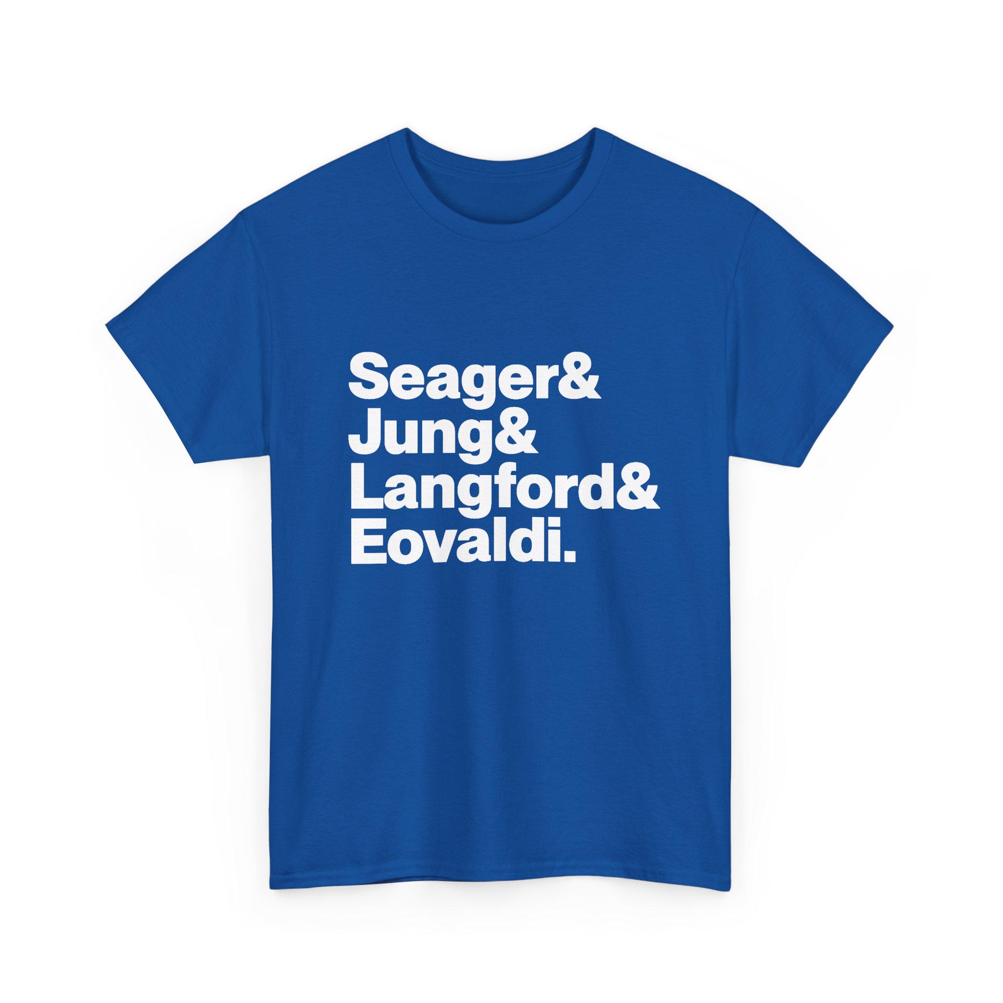 Texas Rangers Shirt - Seager, Jung, Langford, Eovaldi | MLB Baseball Tee 2026 - Image 3