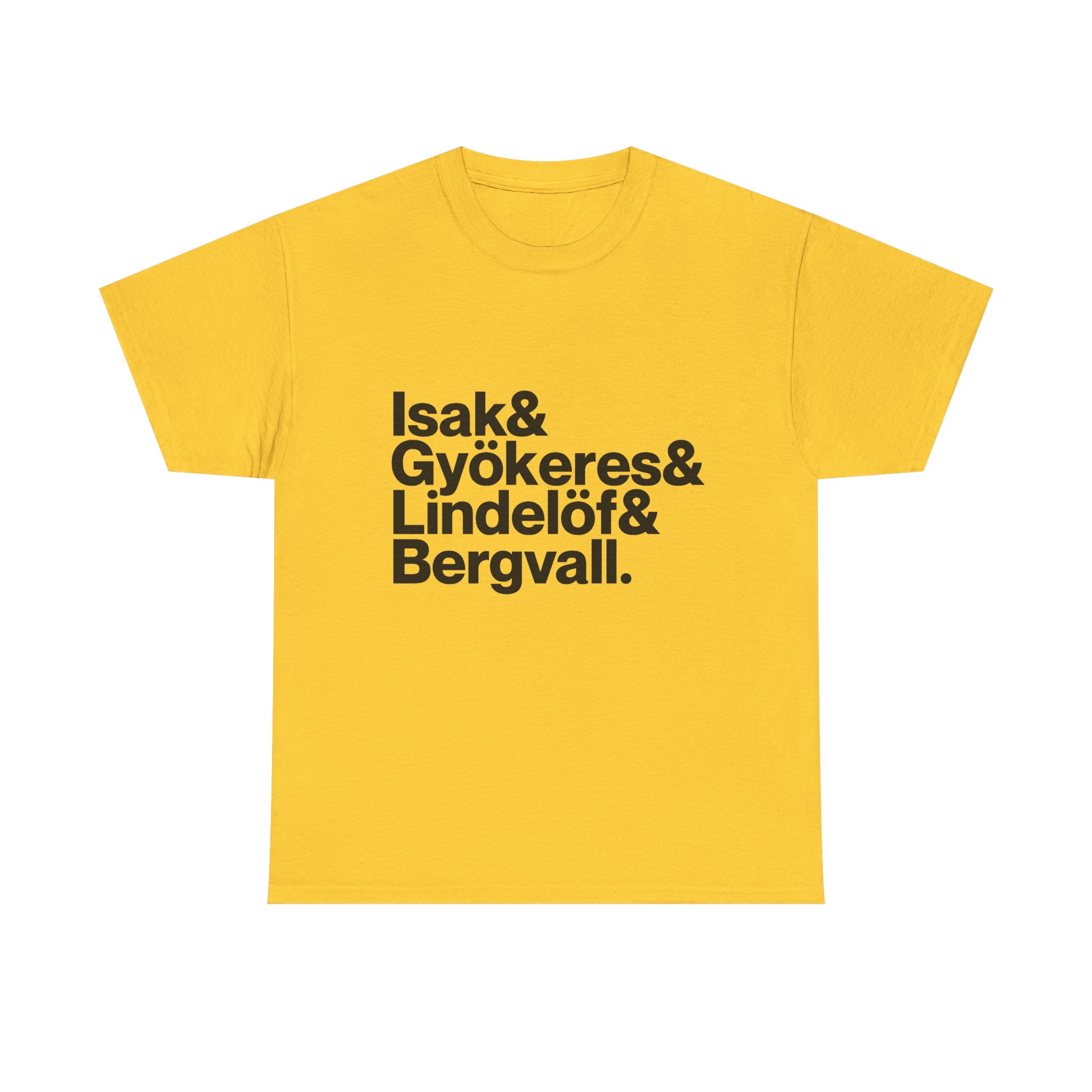Sweden World Cup 2026 Shirt - Lindelof, Isak, Gyokeres, Bergvall