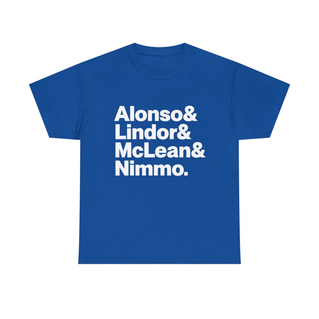 New York Mets Shirt - Alonso, Lindor, McNeil, Nimmo | MLB Baseball Tee 2026