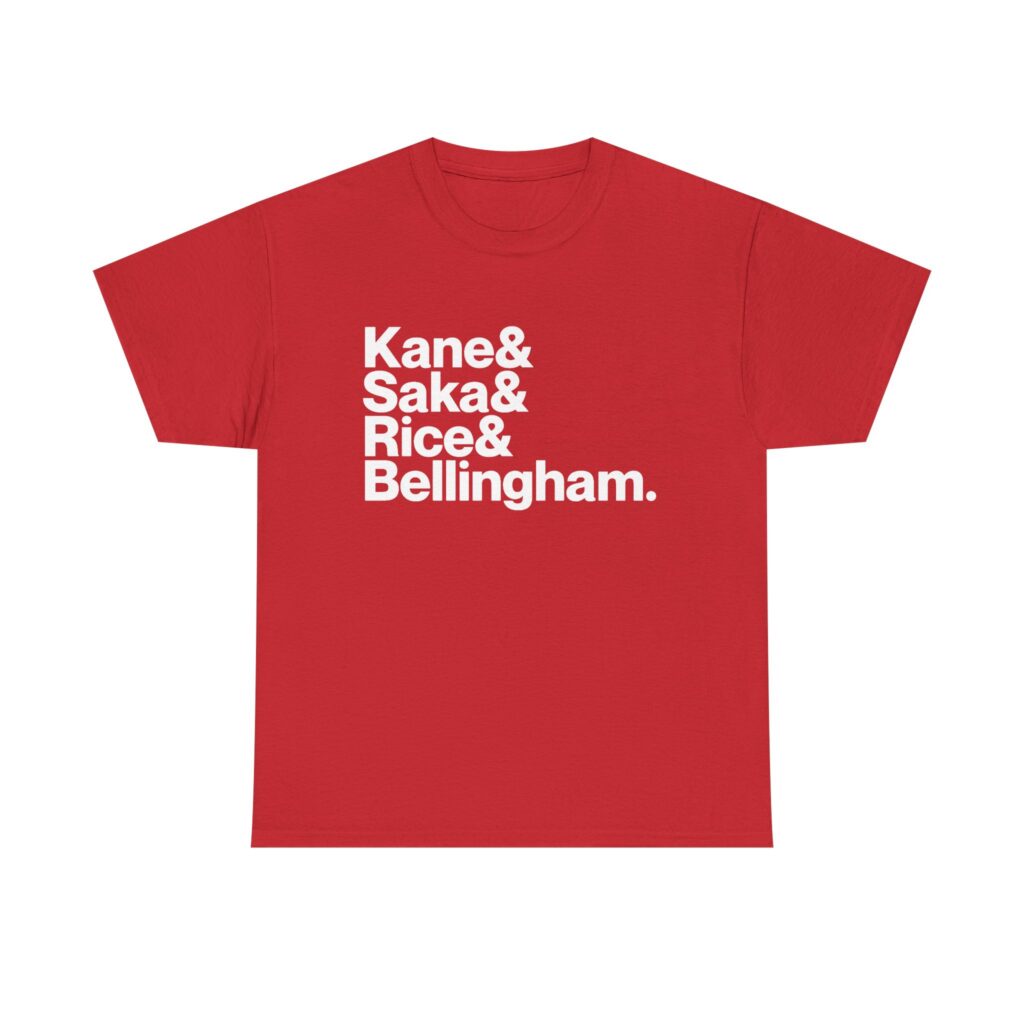 England World Cup 2026 Shirt - Kane, Saka, Bellingham & Eze